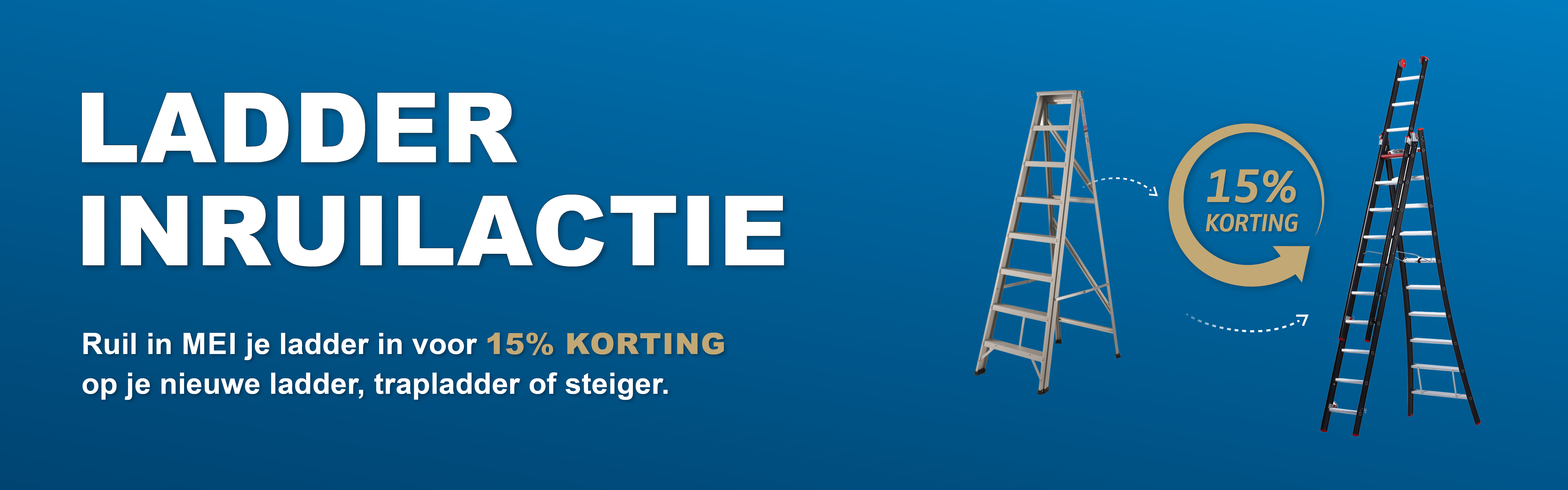 banner ladderactie